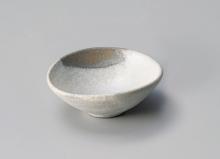 灰釉粉引3.3楕円小鉢