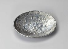 銀釉8.0丸皿