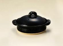 黒釉9.0黒切立鍋