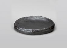 黒土小判石形陶板