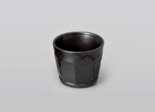 黒釉2.8耐熱面取小鉢
