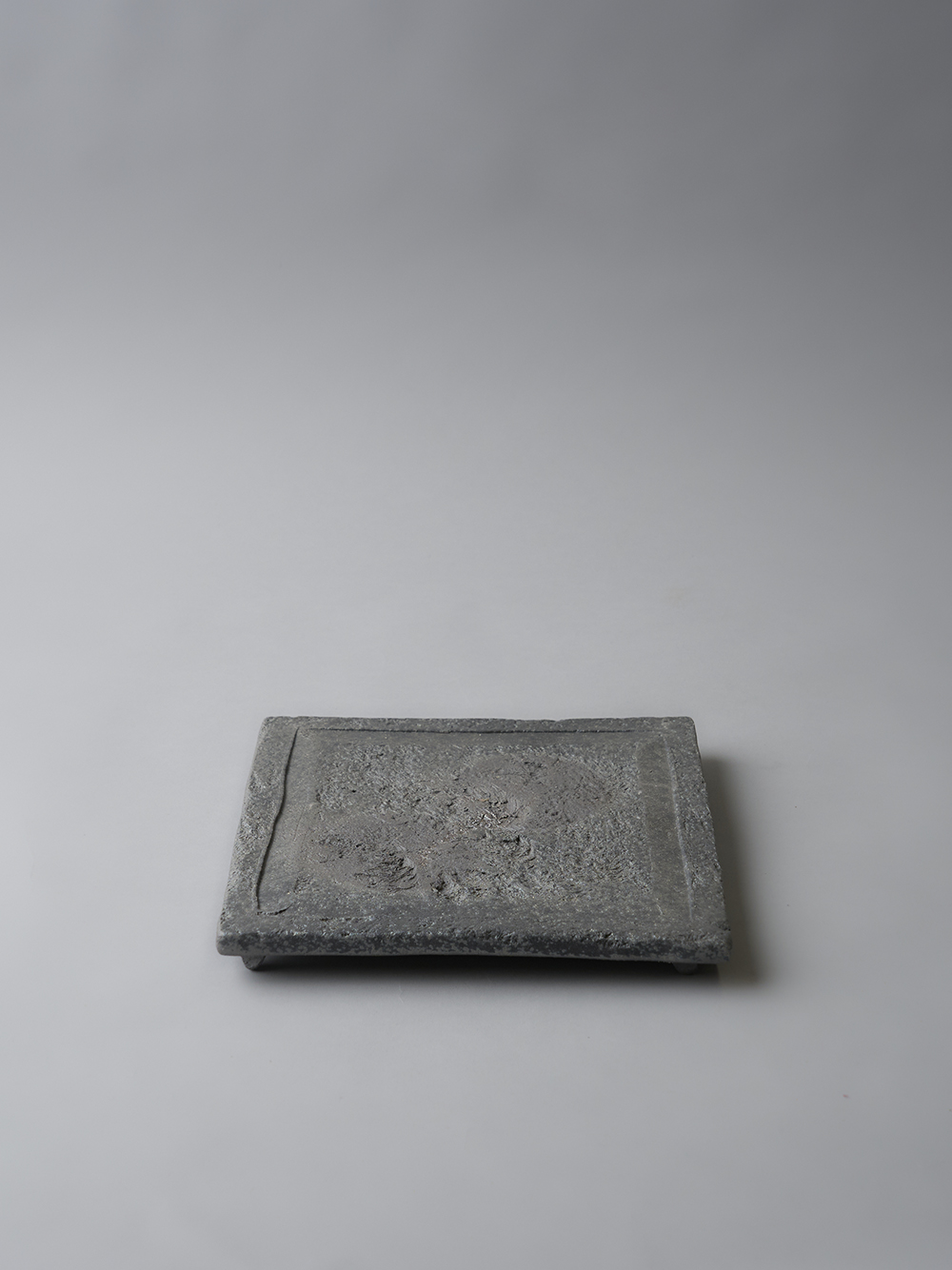 Square Plate<br />Black yohen, botamochi