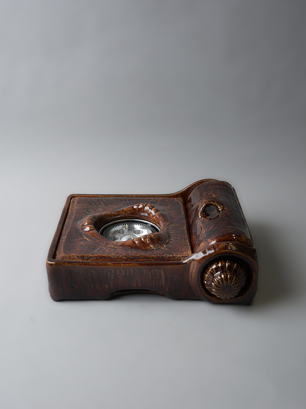 Portable Stove Cover<br />Amber Glaze